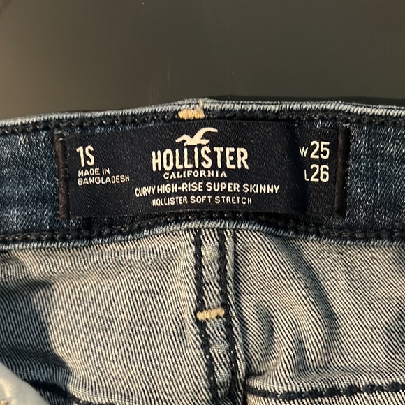 Hollister Curvy High-Rise Super Skinny Jeans 25x26 - Picture 5 of 5